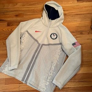 Nike team USA Olympic tech fleece pullover hoodie sweatshirt usmnt soccer large